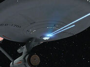 USS Enterprise phasers blue remastered