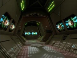 A D'deridex-class warbird corridor