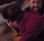 Stunt double for Jonathan Frakes TNG: "Second Chances" (uncredited)