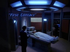 4x15 First Contact title card