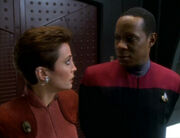 Kira and Sisko surprised