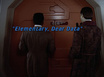 2x03 Elementary, Dear Data title card