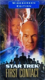 Cover of First Contact US widescreen VHS release