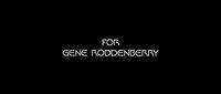 Gene Roddenberry Widmung