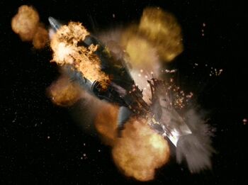 USS Valiant destroyed