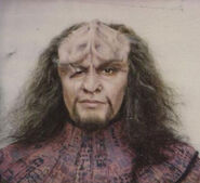 A makeup continuity Polaroid of an unknown actor