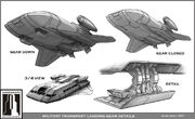 Military shuttle sketch