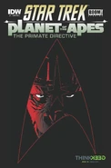 ThinkGeek-exclusive cover for Star Trek - Planet of the Apes: The Primate Directive Issue 1