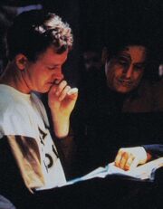 Robert Duncan McNeill directing Robert Beltran