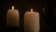 Candles at the monastery