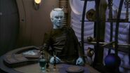 Commander Shran's ready room aboard the Andorian battle cruiser Kumari