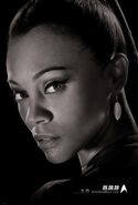 Zoe Saldana è Uhura