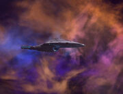 USS Voyager gathering deuterium