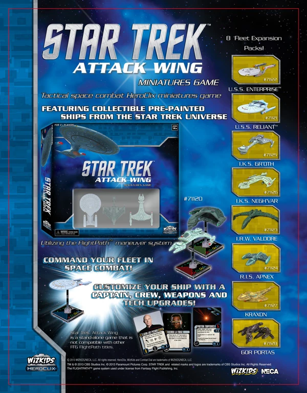 Star Trek Attack Wing - Gioco Tattico In Inglese - 4