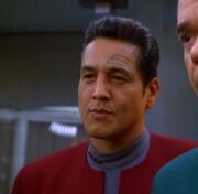 Chakotay commanding Voyager