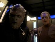 Jem'Hadar youth and Odo