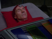 Picard during surgery