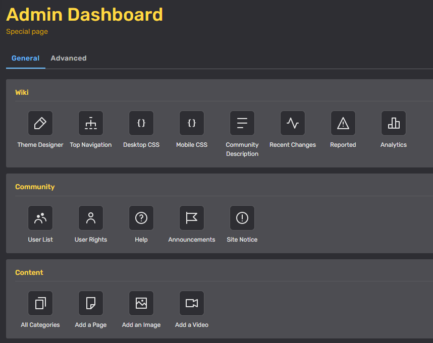 MA Help:Admin Dashboard | Memory Alpha | Fandom