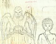 Aleek-Om and Young Spock concept sketch