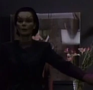 A painting in the corridor in front of Chancellor Avel Durken's office (TNG: "First Contact")