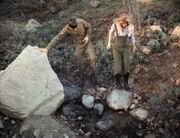 Spock and Leila by the creek, deleted scene