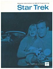 NBC 1966-167 television brochure cover with William Shatner and Andrea Dromm