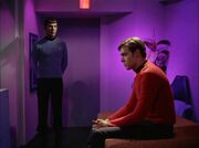 Spock visits Garrovick