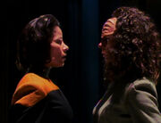 B'Elanna Torres, Human-Klingon faceoff