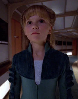 Hedril appearing as Kestra Troi