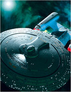 USS Enterprise-D poster by Robert Bonchune for early subscribers