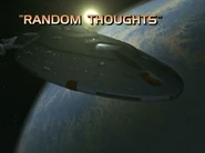 "Random Thoughts"