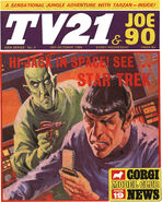 Joe 90: Top Secret #5: "Hi-jack in space!" - Spock at the mercy of the Zonds.