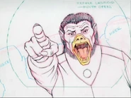 Original sketch of miner