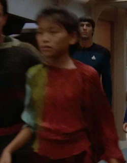 In a corridor/At the Farpoint Station mall Played by an unknown actress (TNG: "Encounter at Farpoint")
