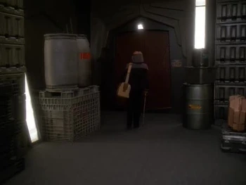 Nog leaves the cargo bay