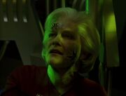 Janeway undergoing assimilation