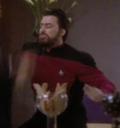 Stunt double for Jonathan Frakes TNG: "Starship Mine" (uncredited)