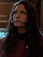 D. Nhan wearing a 23rd century breather