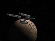 USS Enterprise erreicht Memory Alpha