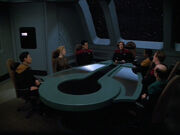 Janeway's Omega briefing