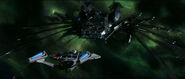 The Enterprise and the Scimitar in the Bassen Rift