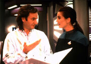 Rob Legato and Terry Farrell