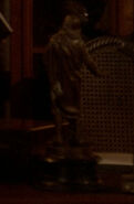 A statue on Sigmund Freud's desk