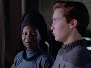 Guinan meets Wesley