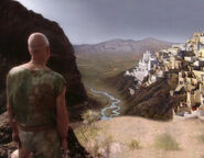 1992: Ressik matte painting TNG: "The Inner Light"