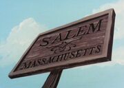 Salem town sign