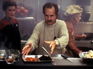 Shooting Phage.jpg (78 KB) Kate Mulgrew, Winrich Kolbe, and Ethan Phillips shooting "Phage"