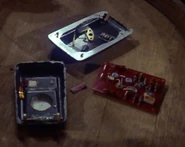 Starfleet communicator, 2260s (dissected)