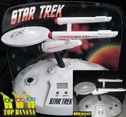 Top Banana vs Wesco USS Enterprise Talking Alarm Clock.jpg (798 KB) USS Enterprise Talking Clock with inset of original Wesco version