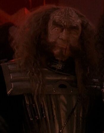 ...as a scarred Klingon veteran